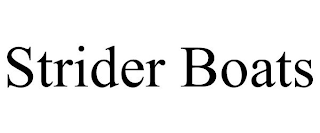 STRIDER BOATS