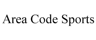 AREA CODE SPORTS