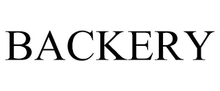 BACKERY