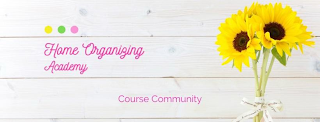 HOME ORGANIZING ACADEMY COURSE COMMUNITY