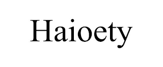 HAIOETY