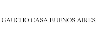 GAUCHO CASA BUENOS AIRES