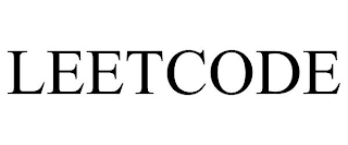 LEETCODE