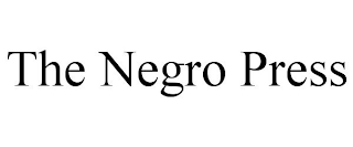 THE NEGRO PRESS