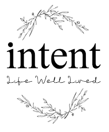 INTENT LIFE WELL LIVED