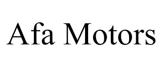 AFA MOTORS