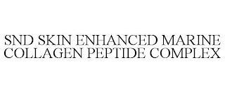 SND SKIN ENHANCED MARINE COLLAGEN PEPTIDE COMPLEX