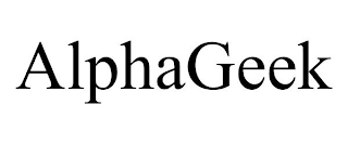 ALPHAGEEK