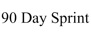 90 DAY SPRINT