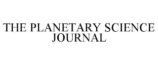 THE PLANETARY SCIENCE JOURNAL