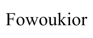 FOWOUKIOR