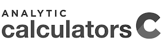 ANALYTIC CALCULATORS C