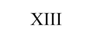 XIII
