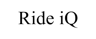 RIDE IQ