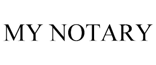 MY NOTARY