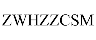 ZWHZZCSM