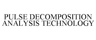 PULSE DECOMPOSITION ANALYSIS TECHNOLOGY