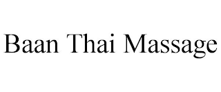 BAAN THAI MASSAGE