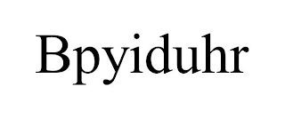 BPYIDUHR