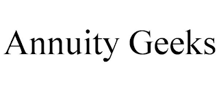 ANNUITY GEEKS