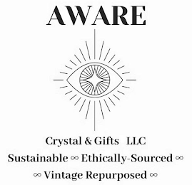 AWARE CRYSTAL & GIFTS LLC SUSTAINABLE ETHICALLY-SOURCED VINTAGE REPURPOSED