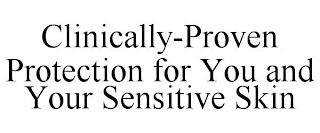 CLINICALLY-PROVEN PROTECTION FOR YOU AND YOUR SENSITIVE SKIN