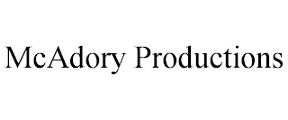 MCADORY PRODUCTIONS