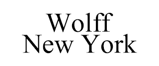 WOLFF NEW YORK