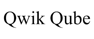 QWIK QUBE