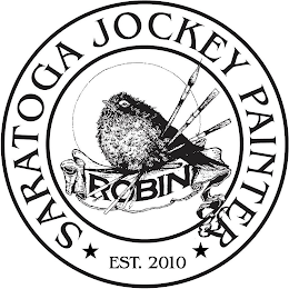 SARATOGA JOCKEY PAINTER EST. 2010 ROBIN