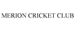 MERION CRICKET CLUB