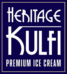 HERITAGE KULFI PREMIUM ICE CREAM