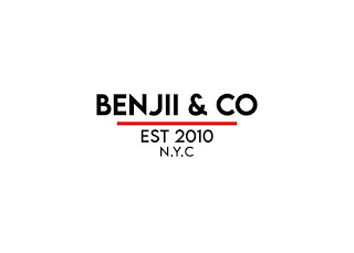 BENJII & CO EST 2010 N.Y.C