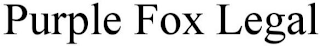PURPLE FOX LEGAL