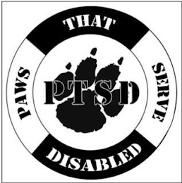 PTSD PAWS THAT SERVE DISABLED