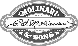 P.G. MOLINARI MOLINARI & SONS EST. 1896 TRADE MARK