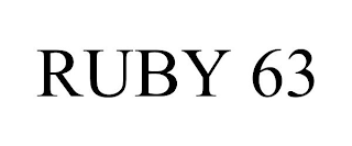 RUBY 63