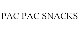 PAC PAC SNACKS