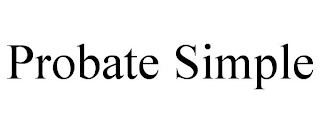 PROBATE SIMPLE