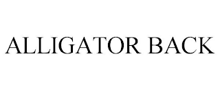 ALLIGATOR BACK