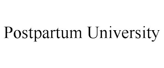 POSTPARTUM UNIVERSITY