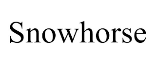 SNOWHORSE