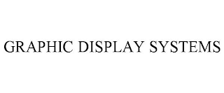 GRAPHIC DISPLAY SYSTEMS