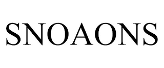 SNOAONS