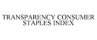 TRANSPARENCY CONSUMER STAPLES INDEX