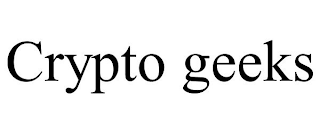 CRYPTO GEEKS