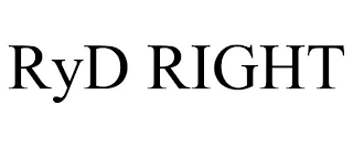 RYD RIGHT