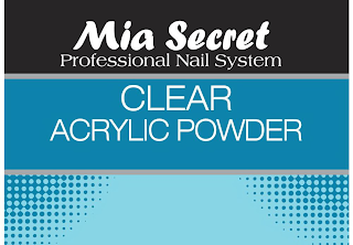 MIA SECRET PROFESSIONAL NAIL SYSTEM CLEAR ACRYLIC POWDER