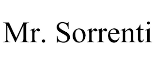 MR. SORRENTI