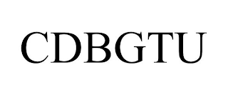 CDBGTU